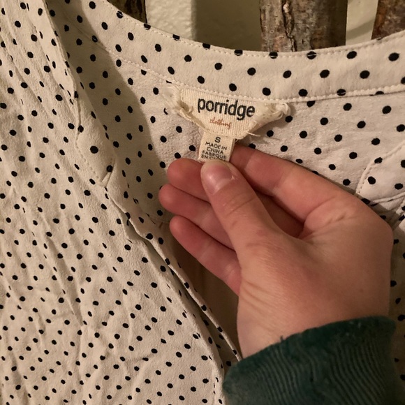 Flowy black and white blouse - Picture 3 of 6